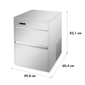 Klarstein ICE3-Powericer-XXXL, priemyselné zariadenie na výrobu kociek ľadu, 260