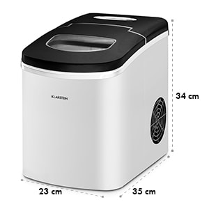 Klarstein Manhattan, 150 W, stroj na výrobu ledu, černý,15kg