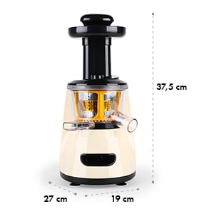 Klarstein OJ3-FRUITPRESSO-C, 150 W, odšťavovač, krémový