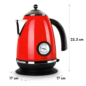 Aquavita Chalet bouilloire 1,7L 2200W -rouge