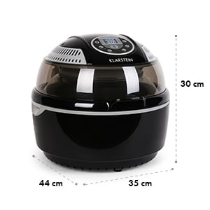 Klarstein VitAir Fryer hőlégkeveréses fritőz, fekete, 1400 W