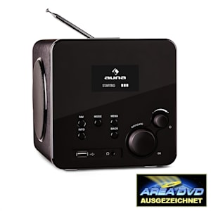 Radio Gaga Internetradio WLAN/LAN DAB/DAB nera