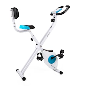 Azura M2 Vélo d'appartement confort avec dossier, pliable, 100 kg