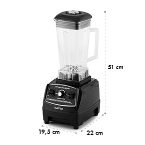 Klarstein Herakles 2G-B, 1200W, stolní mixér, 2L, bez BPA