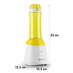Klarstein TK54-Paradise-City, 300W, stojaci mixér/smoothie maker bez BPA, 2 x mixovacia fľaša
