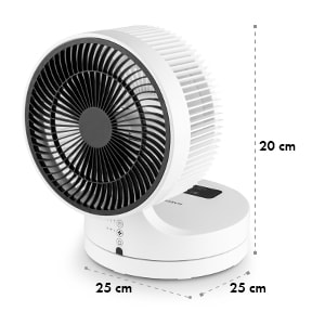 Touchstream, stojanový ventilátor, 35 W, biely