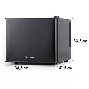 Klarstein Geheimversteck, černá, 17 l, 50 W, A +, minibar, mini lednička
