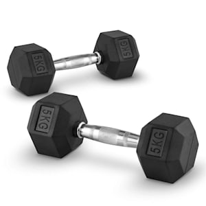 Hexbell Paire d´haltères courtes Dumbbell 5kg