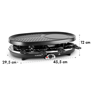 All-U-Can-Grill Raclette 4 en 1 Pancake, crêpe, plaque chauffante 8 personnes