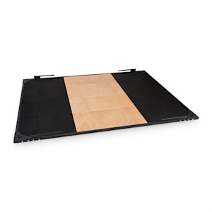 Smashboard Weightlifting Platform 2x2,5 m schwarz Stahl Lauanholz
