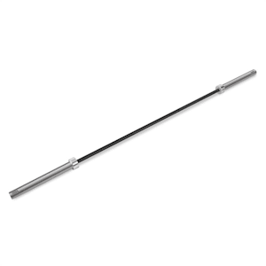 Tigerbar Olympische Hantelstange Silber / Schwarz Chrom 20 kg