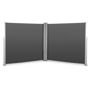 Bari Doppio 618 Doppel-Seitenmarkise 6x1,8m Aluminium anthrazit