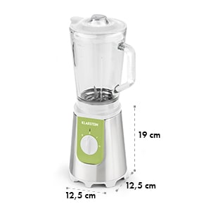 Klarstein Shiva asztali mixer, mini smoothie készítő, 0,8 l, 350 W, BPA mentes, zöld