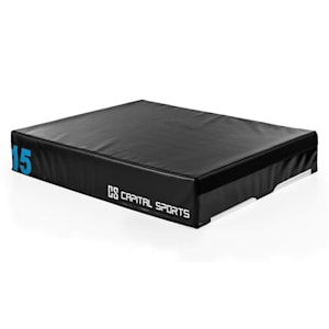 Rookso Soft Jump Box Plyo Box 90x15x75 cm schwarz