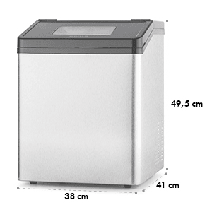 Klarstein ICE5-Powericer-ECO-3, zaradenie na výrobu kociek ľadu, 450 W