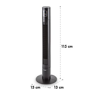 Highwind Turmventilator Säulenventilator | 50 W | 3 Geschwindigkeiten | 1650 m³/h | Oszillation Timer Fernbedienung