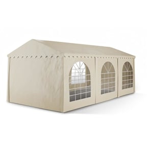 Sommerfest 3x6m 500 g/m² Tendone da festa Gazebo PVC Impermeabile Beig