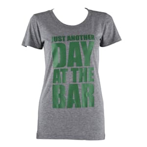 Trainings-T-Shirt für Frauen Size L Grau meliert