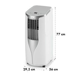 Klarstein new breeze 9, bílá, klimatizace, 2,7 kw, třída energetické účinnosti A, dálkový ovladač