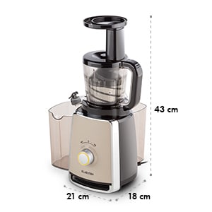 Sweetheart, fekete, 150 W, 32 fordulat/perc, lassú gyümölcsfacsaró
