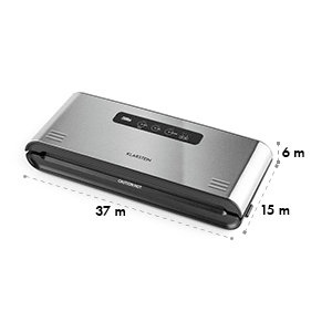 Foodlocker Pro, vákuumozó gép, 30 cm, 120 W, -0,8 bar, 12 l/perc, nemesacél