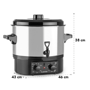 Klarstein Biggie Small, ušľachtilá oceľ, 16 l, 2000 W, zavárací automat, hrniec na zaváranie