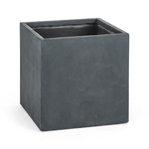 Solidflor Cubo para plantas Maceta 50x50x50 cm antracita