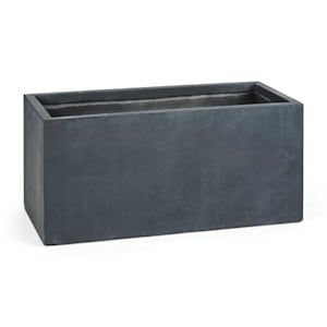 Solidflor Pflanzkübel Pflanzgefäß 99x46x46 cm Fiberton anthrazit