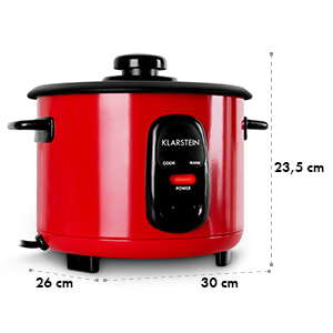 Рисоварка електрична Osaka 1.5 500W 1.5 L Keep Warm Function Червоний