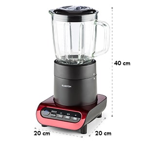 Klarstein Lambada, čierny, stolný mixér, 650 W, 1,5 l, sklenená nádoba