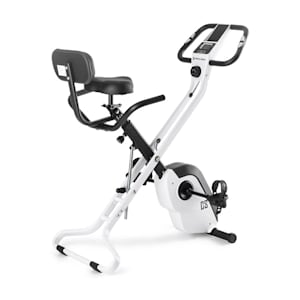 Azura X1 X-Bike bis 120 kg Pulsmesser klappbar weiß