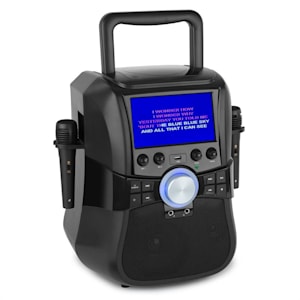 Stage Hero mobile Karaoke-Anlage Bluetooth DVD 7" TFT 2 Mikros Akku