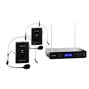 VHF- 400 Duo Set Radiomicrofoni 2 2 Canali VHF