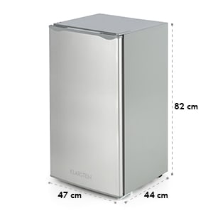 Klarstein Alleinversorger, ušľachtilá oceľ, chladnička, 90 l, trieda A+, 2 poschodia mraziaceho priečinku