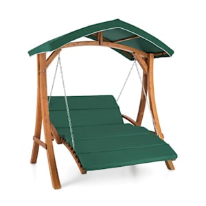 Aruba Hollywoodgunga Trädgårdsgunga 130 cm 2-sits massivt trä
