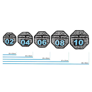 Gripnip Energy Bag Set 5 Sand-Dumbbells 2/4/6/8/10 kg
