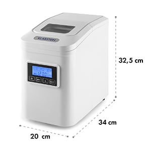 Klarstein Lannister, fehér, jégkocka készítő gép, 10 kg/24 h