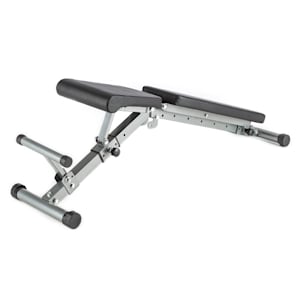 Flaptor klappbare Hantelbank silber/schwarz