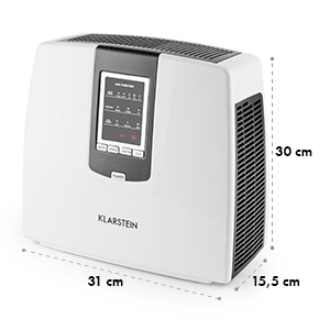 Klarstein Tramontana 6-in-1 levegőszűrő, levegőtisztító, ionizátor, ózon, UV, fekete