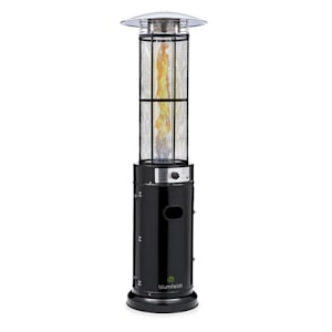 Goldflame V2A, hősugárzó a teraszra, kinti hősugárzó, fekete