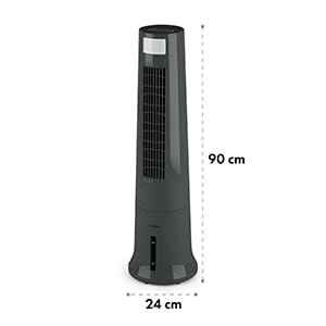 Klarstein Highrise, 35 W, 2,5 l, ventilátor, léghűtő, párásító, jégakku
