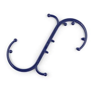 Mr Hook Massagehaken Triggerpunkt umsteckbar 10Massagenoppen blau