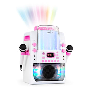 Kara Liquida BT Karaoke Show Luminoso Fontana Bluetooth bianco/rosa