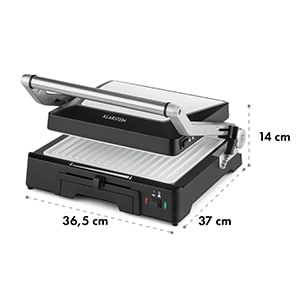 Burgermeister 3en1 Barbecue grill de table presse à panini 2000 W