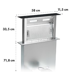 Royal Flush Downdraft digestor, 430 m³/h, 60 cm