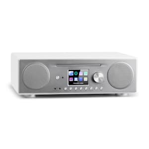 Connect CD Internet Radio Digitale BT MP3 DAB+ Spotify Connect Radio Bianco