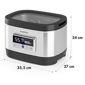 Spa Vide Sous-Vide Garer Schongarer 700W 8l Edelstahl gebürstet