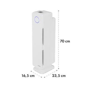 Piemont 4-v-1, čistička vzduchu, 50 W, 210 m³/h, časovač, 5 stupňov, biela