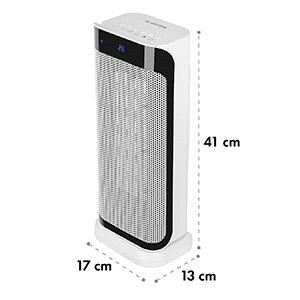 Chaval Chauffage tour électrique soufflant et oscillant 2000W -blanc