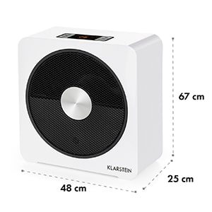 HeatPal Bloxx elektrisk värmare 2500W App-control timer dammfilter